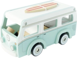 Le Toy Van ξύλινο ρετρό τροχόσπιτο με σανίδα σερφ