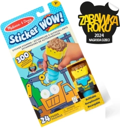 Sticker WOW! Σετ αυτοκόλλητων με σφραγίδα Μπουλντόζα
