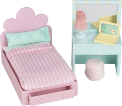 Έπιπλα Lundby για εφηβικό δωμάτιο σε κουκλόσπιτο