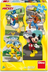 Παζλ Disney Mickey στην πόλη 4×54 κομμάτια