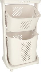 Διώροφος κινητός οργανωτής για άπλυτα και παιχνίδια