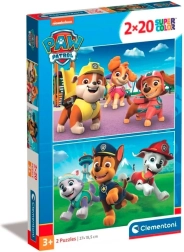 Παζλ 2×20 κομμάτια Paw Patrol