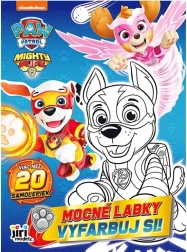 Χρωμάτισε! Paw Patrol Δυνατές Πατούσες – βιβλίο ζωγραφικής με αυτοκόλλητα