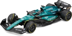 Bburago 1:43 Formula 1 Aston Martin AMR23 #18 Lance Stroll – μεταλλικό μοντέλο με οδηγό σε συσκευασία δώρου