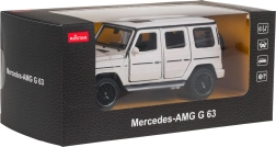 Μεταλλικό μοντέλο Mercedes-AMG G 63 με ήχο, λευκό, RASTAR