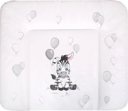 Μαλακή αλλαξιέρα New Baby Zebra λευκή 85 × 70