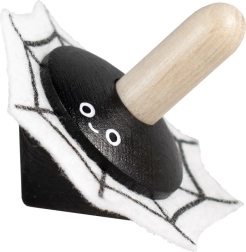 Detoa ξύλινη σβούρα με τσόχα Αράχνη