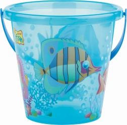 Androni διάφανος κουβάς με ψαράκια – μικρός – Modrý