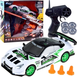 RC drift αυτοκίνητο 1:24 με τηλεχειρισμό και κώνους