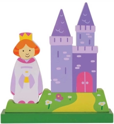 Μαγνητικό κάθετο παζλ κάστρο Bigjigs Toys