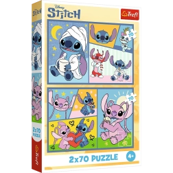 Παζλ 2x70 - Disney Lilo και Stitch - Χωρίς βαρεμάρα με τον Stitch