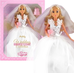Woopie κούκλα Lily 30 cm νύφη με γαμήλια αξεσουάρ