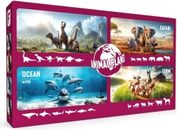 Mega σετ 60 τεμ. Faunica Animal Planet Dino/Safari/Ocean/Farma