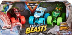 Monster Jam Charged Beasts – σετ 3 monster trucks 1:64