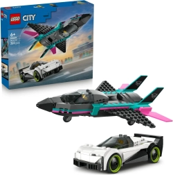 LEGO City τζετ vs. αγωνιστικό αυτοκίνητο