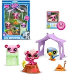Σετ 3 φιγούρες Littlest Pet Shop Camping