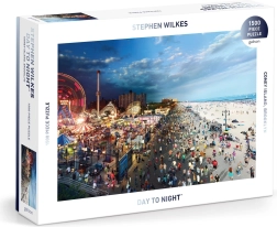 Παζλ Coney Island την ημέρα και τη νύχτα 1500 κομμάτια