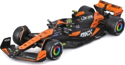 Μεταλλικό μοντέλο Bburago 1:43 McLaren MCL38 2024 #4 Lando Norris με φιγούρα οδηγού σε κουτί παρουσίασης
