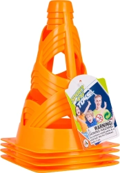 Πορτοκαλί κώνοι προπόνησης 4 τεμ.