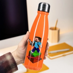 Ανοξείδωτο μπουκάλι Minecraft 600 ml