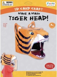 Δημιουργικό σετ 3D μάσκα Τίγρης Fiesta Crafts