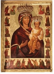Διαμαντένια ζωγραφική Παναγία Bieszczadzka 30 × 40 cm