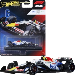 Hot Wheels Premium Formula 1 μονοθέσιο 2025 Visa Cash App Racing Bulls Isack Hadjar #6 - 1 τεμάχιο