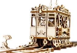 Ξύλινο 3D παζλ τραμ με ράγες WOODEN CITY (273 κομμάτια)