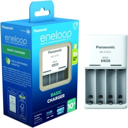 Φορτιστής Eneloop basic χωρίς επαναφορτιζόμενες μπαταρίες AA/AAA