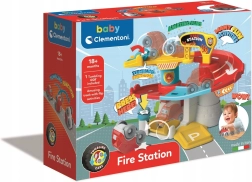 Clementoni Baby γκαράζ αυτοκινήτων Tumbling Cars – πυροσβεστικός σταθμός