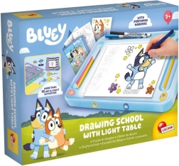 BLUEY φωτεινό τραπέζι ζωγραφικής A4 με στένσιλ