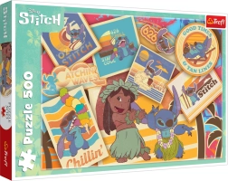 Παζλ Lilo & Stitch: Γραμματόσημα 500 κομμάτια
