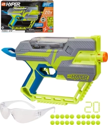 Hasbro Nerf Hyper Fuel-20 blaster με μπίλιες και προστατευτικά γυαλιά