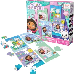 Ξύλινα παζλ Gabby’s Dollhouse – 4 παζλ