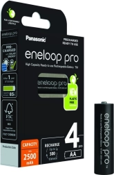 Επαναφορτιζόμενες μπαταρίες ENELOOP Pro AA 2500 mAh, σετ 4 τεμ.