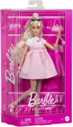 Barbie deluxe μοντέλο με φόρεμα με φιόγκο