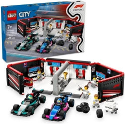 LEGO® City 60444 Γκαράζ F1® και αγωνιστικά αυτοκίνητα Mercedes-AMG και Alpine