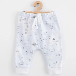 Παιδικά βαμβακερά φούτερ παντελόνια jogger NEW BABY For Babies Ocean