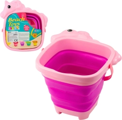 Πτυσσόμενος σιλικονούχος κουβάς Μονόκερος – ροζ