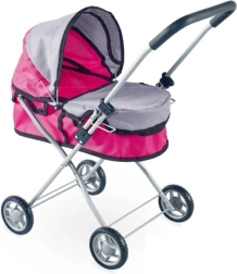 Καρότσι για κούκλα βαθύ, πτυσσόμενο