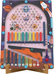 Μαγνητικό pinball Διάστημα 2 σε 1 – ξύλινο παιχνίδι 2Kids Toys