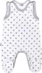Βρεφικό φορμάκι New Baby Classic II γκρι με αστεράκια