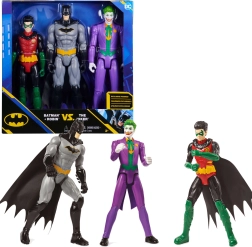 Σετ φιγούρων δράσης DC Comics 3 σε 1 – BATMAN, ROBIN και JOKER 30 εκ.