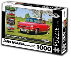 Παζλ ρετρό-αυτοκίνητα Škoda 1000 MBG De Luxe 1000 κομμάτια