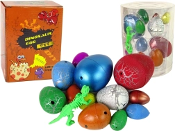 Αναπτυσσόμενα αυγά δεινοσαύρων – σετ 12 τεμ., διάφορα μεγέθη