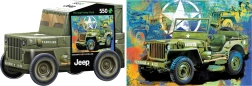 Παζλ Eurographics σε μεταλλικό κουτί Στρατιωτικό τζιπ 550 κομμάτια