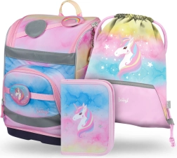 BAAGL σετ 3 Zippy Plus Rainbow Unicorn