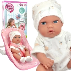 WOOPIE Royal παιδική κούκλα 30,5 cm με ροζ μάρσιπο