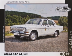 Ρετρό αυτοκίνητα παζλ Volha GAZ 24 (1983) – 40 κομμάτια