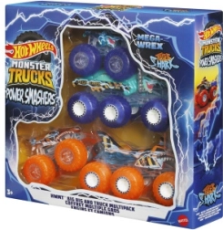 Hot Wheels Monster Trucks Power Smashers σετ αυτοκινήτων